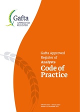 Analysts Code of Practice 2022